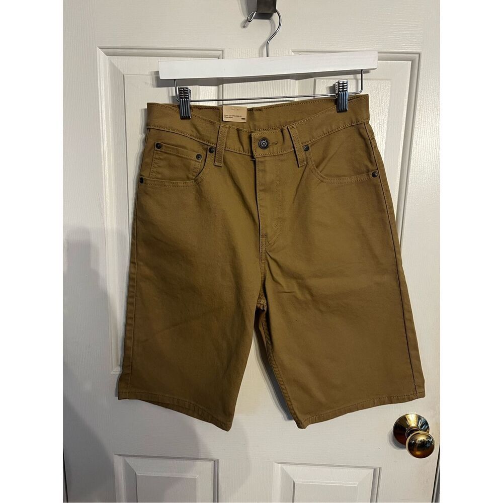 Levi’s Tan 569 Denim Shorts sz 28 NWT